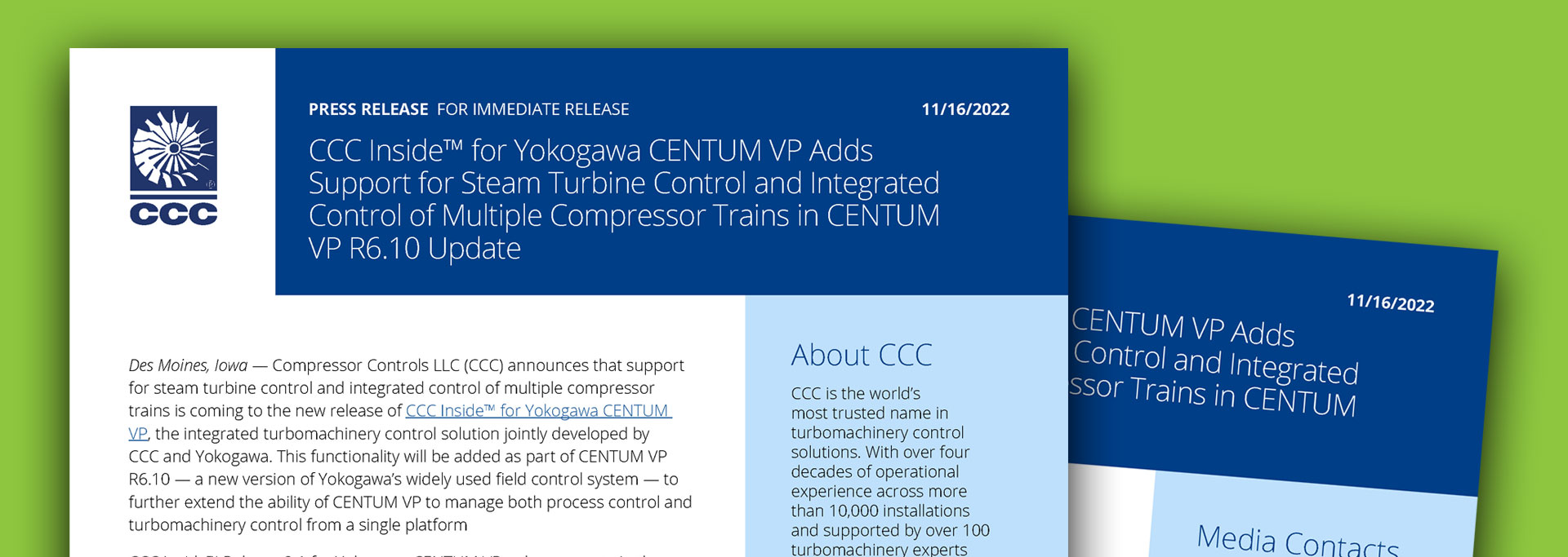 CCC Inside™ for Yokogawa CENTUM VP